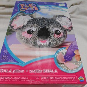 ALL KIDS 3+ PLUSH CRAFT KOALA PILLOW FABRIC BY NUMBER KIT FUN & EASY NEW 🎁👸👦